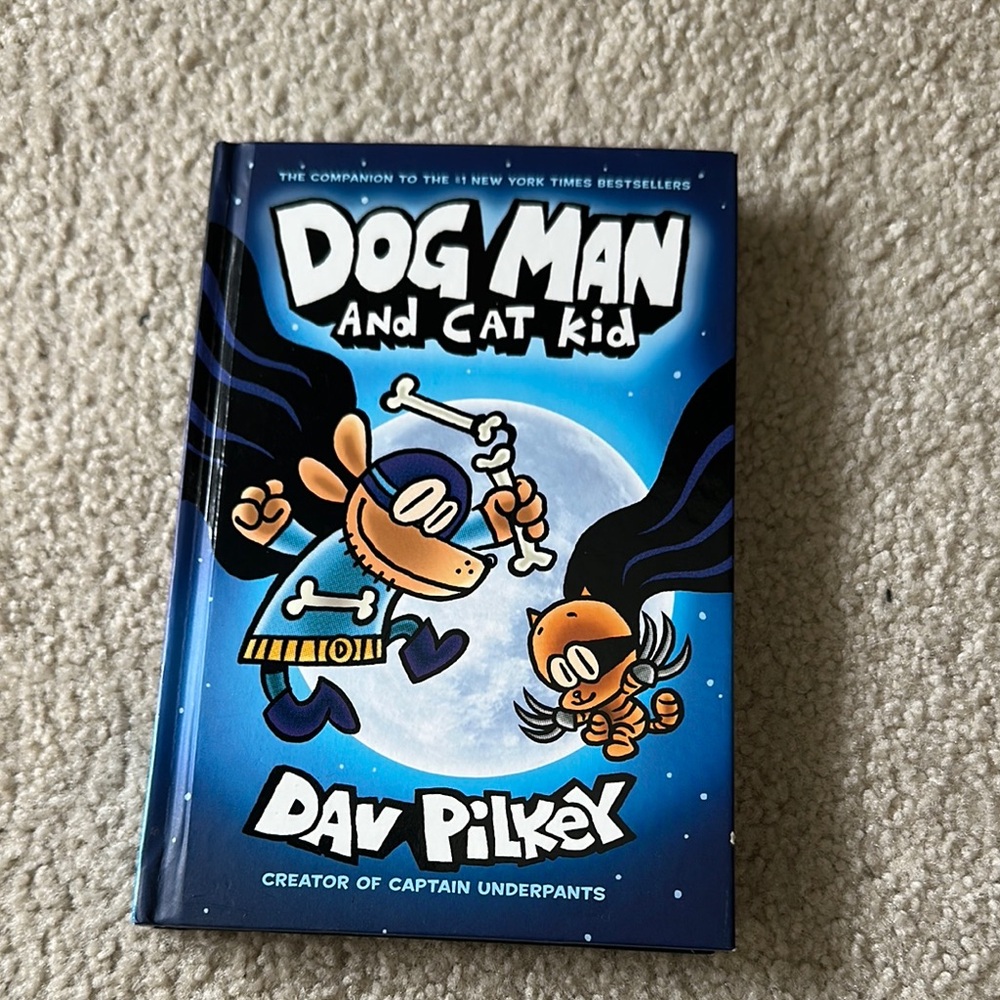 Dog Man and Cat Kid Hardcover Book